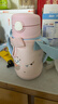 膳魔師（THERMOS）兒童吸管保溫杯巧虎帶杯套把手316L不銹鋼超輕學(xué)生杯幼兒上學(xué)TCKC 曬單實(shí)拍圖