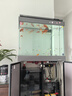 森森（SUNSUN）大型魚(yú)缸底過(guò)濾水族箱客廳家用落地玻璃生態(tài)金魚(yú)缸 超白款升級底濾 0.8米長(cháng)35cm寬（黑白灰可選） 曬單實(shí)拍圖