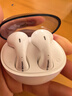 真無(wú)線(xiàn)藍牙半入耳耳機 水滴式設計 適用于蘋(píng)果華為榮耀 透明陶瓷白尊享版 曬單實(shí)拍圖
