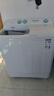海爾（Haier）半自動(dòng)雙桶雙缸洗衣機 12KG大容量  強力去污洗大件 一級能效家電國家補貼以舊換新 XPB120-81D2 曬單實(shí)拍圖