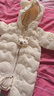 巴拉巴拉童裝嬰兒連體衣輕薄羽絨服寶寶衣服2025冬裝抱衣爬服男童女童萌趣 曬單實(shí)拍圖