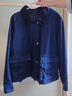 優(yōu)衣庫女裝休閑短茄克/巴恩風(fēng)外套夾克26春夏新款483807 484664 484664/69 藏青色(牛仔色) L 曬單實(shí)拍圖