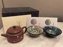 唐豐雙大師聯(lián)名鋦釘紫砂壺敦煌建盞茶杯茶具套裝節日伴手禮年會(huì )禮物 曬單實(shí)拍圖