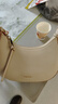 紅谷包包女新款頭層牛皮手提包時(shí)尚氣質(zhì)高級感單肩斜挎生日禮物 米白 曬單實(shí)拍圖