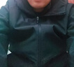京東京造外套男軟殼衣夾克男戶(hù)外登山防潑水加絨保暖連帽新年 黑色 L 曬單實(shí)拍圖