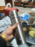 水莫停保溫杯男士2025款316不銹鋼一鍵速開(kāi)茶水分離泡茶送老師禮物水杯 鋼本色 580ml 一鍵速開(kāi)大容量 曬單實(shí)拍圖