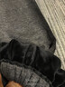 愛(ài)居兔保暖舒適褲子女冬季新款寬松時(shí)尚加絨哈倫褲EKCAJ4P007A 深灰07 160/68A/M 曬單實(shí)拍圖