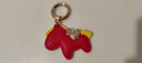 英國/Hinne馬上有錢(qián)新款汽車(chē)鑰匙扣掛件個(gè)性創(chuàng  )意精致女包包掛飾鏈 紅色小馬 曬單實(shí)拍圖