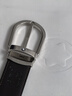 萬(wàn)寶龍MONTBLANC 橢圓針扣黑棕雙面腰帶皮帶3cm 38157/128135新年禮物 曬單實(shí)拍圖