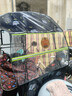 冠'齊電動(dòng)車(chē)雨棚蓬可折疊拆卸新款全包圍電瓶車(chē)雨傘摩托車(chē)擋風(fēng)擋雨加厚 招財貓黑色 免安裝 曬單實(shí)拍圖