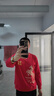真維斯（Jeanswest）紅色馬年圓領(lǐng)加絨加厚衛衣男款秋冬季2026本命年新年衣服拜年服 曬單實(shí)拍圖