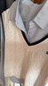森馬（Semir）商場(chǎng)同款|長(cháng)袖襯衫女春季肌理襯衣V領(lǐng)背心2026兩件套101126105006 曬單實(shí)拍圖