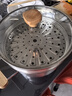 九陽(yáng)（Joyoung）316L不銹鋼湯蒸鍋 自帶蒸格雙層多功能家用 熱奶煮粥爐灶通用24cm 曬單實(shí)拍圖