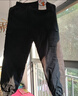 鴨鴨兒童羽絨褲童裝中大童保暖加厚男童2024新款外穿休閑女童褲子YG 黑色 170 曬單實(shí)拍圖