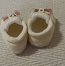 米嘟爾嬰兒鞋秋季女寶寶軟底鞋松緊帶棉布鞋不掉鞋套學(xué)步鞋0-1歲2小月齡 米色(舒舒抽繩鞋-芋粉蕾結) 12 M 內長(cháng)12cm 建議6-12月 曬單實(shí)拍圖