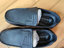 稻草人商務(wù)休閑鞋男士皮鞋男正裝鞋爸爸懶人套腳豆豆鞋 黑色 42 曬單實(shí)拍圖