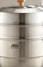 愛(ài)仕達（ASD）蒸鍋304不銹鋼三層家用蒸煮燉湯鍋 32CM加高雙層蒸籠·原木系列G1 曬單實(shí)拍圖