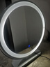 木雙福led智能帶燈化妝鏡臺式家用臥室梳妝臺鏡子桌面可旋轉高清梳妝鏡 曬單實(shí)拍圖