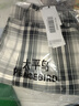 太平鳥(niǎo)女裝半身裙秋季韓版百褶裙短裙高腰百搭休閑 黑白格紋 M 曬單實(shí)拍圖