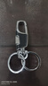 創(chuàng  )意汽車(chē)鑰匙扣男士腰掛鑰匙扣掛件金屬鎖匙扣耐用摩托車(chē)鑰匙鏈圈 黑色-一件裝 曬單實(shí)拍圖