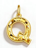 六福珠寶 黃金吊墜碎碎冰字母Q足金小掛墜 計價(jià) 約0.36克 曬單實(shí)拍圖