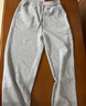 唐獅（TonLion）2024女束腳顯瘦休閑側拼衛褲WP 無(wú)絨款/中麻灰/二批 M  曬單實(shí)拍圖