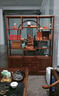 博古架新中式實(shí)木古董架多層展示柜客廳擺件茶葉架多寶閣酒柜書(shū)架 花梨色1.2米多寶閣 曬單實(shí)拍圖