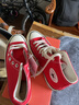 匡威（Converse）1970s 經(jīng)典三星標高幫帆布鞋情侶運動(dòng)鞋學(xué)生鞋休閑帆布鞋 經(jīng)典紅色高幫 42 /8.5 曬單實(shí)拍圖