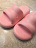 JCZS意大利踩屎感EVA拖鞋軟底女高顏值夏天季超軟防滑不臭腳男涼拖鞋 粉色 38 39 曬單實(shí)拍圖