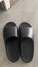 樸西荔木涼拖鞋浴室情侶款居家洗澡防滑eva四季拖鞋男 珍珠黑 42-43 曬單實(shí)拍圖
