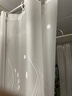 未來(lái)式浴室浴簾衛生間隔斷防水防霉免打孔高檔淋浴簾美倫美煥180*200cm 曬單實(shí)拍圖