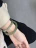 亞梵尼和田玉手鏈女璽晶級和田玉羊脂玉手串女晴水串珠送禮養人節日禮物 【璽晶級】高冰淺冰晴 【珠徑】8mm 曬單實(shí)拍圖