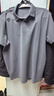 迪桑特（DESCENTE）TRAINING系列男士吸濕速干TOUGH短袖POLO衫新品 CC-炭灰色 XL (180/100A) 曬單實(shí)拍圖