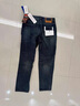 太平鳥(niǎo)男裝牛仔褲冬季復古水洗做舊休閑牛仔長(cháng)褲 深牛仔藍1 32 曬單實(shí)拍圖