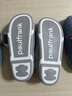 大嘴猴（paul frank）棉拖鞋男情侶時(shí)尚簡(jiǎn)約厚底家居保暖冬季拖鞋PF6661灰色290 曬單實(shí)拍圖