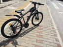 永久自行車(chē)成人山地車(chē)男女學(xué)生自行車(chē)藍圖油碟單車(chē)灰色油碟24寸27速 曬單實(shí)拍圖