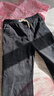 凡客誠品（VANCL）男士牛仔褲春秋季重磅直筒長(cháng)褲子男簡(jiǎn)約百搭復古休閑褲 黑灰 3XL 曬單實(shí)拍圖
