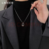 Lnieer銀色水滴吊墜項鏈女長(cháng)款毛衣鏈輕奢不掉色小眾鈦鋼2026年新款配飾 水滴吊墜項鏈 曬單實(shí)拍圖