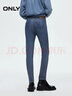ONLY2025秋季新款水洗高腰九分褲修身鉛筆褲牛仔褲女|125149036 J34 390洗水牛仔藍 XS XS標準褲長(cháng) 曬單實(shí)拍圖