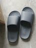 班竹林居家涼拖鞋男女春季新款室內室外浴室防滑拖鞋 深灰男款 42-43 曬單實(shí)拍圖