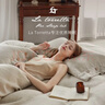 La Torretta亞麻棉麻四件套 A類(lèi)水洗色織長(cháng)絨棉被套床單床上用品  220*240cm 曬單實(shí)拍圖