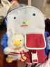 SHUKIKU樂(lè )兜兜兒童公仔雙肩包幼兒園書(shū)包小學(xué)生防潑水背包 慕斯蘋(píng)果 M 曬單實(shí)拍圖