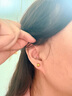 金至尊黃金耳釘女小豆豆彎鉤光面圓珠999足金耳飾情人節禮物計價(jià)2.54克 曬單實(shí)拍圖