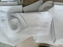 莫代爾5雙襪子男長(cháng)筒新疆棉秋冬10A抗菌防臭吸汗白色學(xué)生時(shí)尚中筒襪四季 【長(cháng)筒襪】白色 5雙 均碼 【60%新疆棉防臭】 曬單實(shí)拍圖
