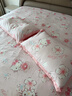 水星家紡床上三/四件套 母嬰A類(lèi)100%純棉 卡通聯(lián)名款全棉學(xué)生兒童宿舍套件 新款【母嬰A類(lèi)|100%棉】櫻紛KT 1.8m床， 床單款 (被套220*240cm） 四件套 曬單實(shí)拍圖