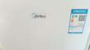 美的（Midea）【風(fēng)冷無(wú)霜王 立式冰柜】單溫家用全冷藏冷凍柜立式兩用商用冰柜母乳柜一級能效小型冰箱 家電補貼 136升 5層節能電控｜136WEM奶油白 曬單實(shí)拍圖