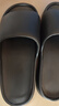 稻草人拖鞋男士居家用洗澡防滑浴室內戶(hù)外穿情侶厚底靜音女涼拖 黑44-45 曬單實(shí)拍圖