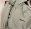 JEEP吉普沖鋒衣外套男春秋季寬松夾克男士連帽休閑衣服男裝灰綠 XL 曬單實(shí)拍圖