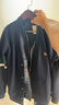 哈吉斯（HAZZYS）男裝休閑外套針織開(kāi)衫夾克ASVZU0BCX44 深藏青色DN 180/100A50 曬單實(shí)拍圖