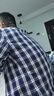 納維凱爾意大利小帆船男25秋新款全棉長(cháng)袖襯衫復古格子襯衣1333075503 曬單實(shí)拍圖